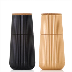PEPPER AND SALT GRINDER SET SCAPE<br>BLACK & GOLD
